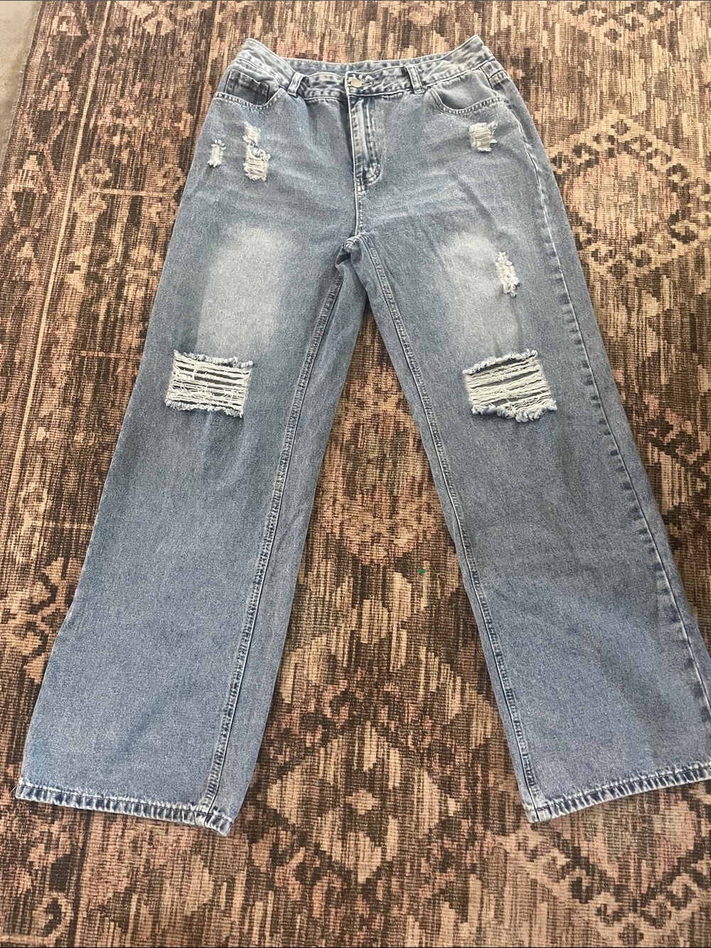 Light Blue Distressed Women’s Jeans